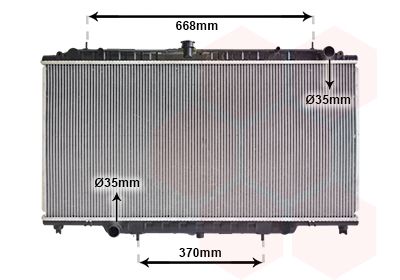 VAN WEZEL Radiators, Motora dzesēšanas sistēma 13002246